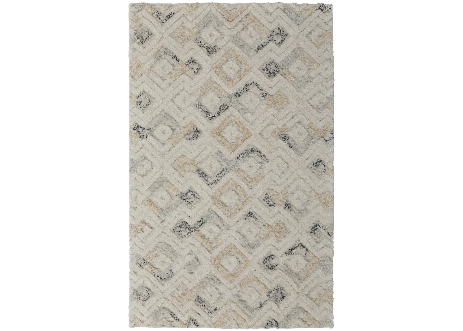 Anica 8004F Ivory/Gray/Black 2' x 3' Rug