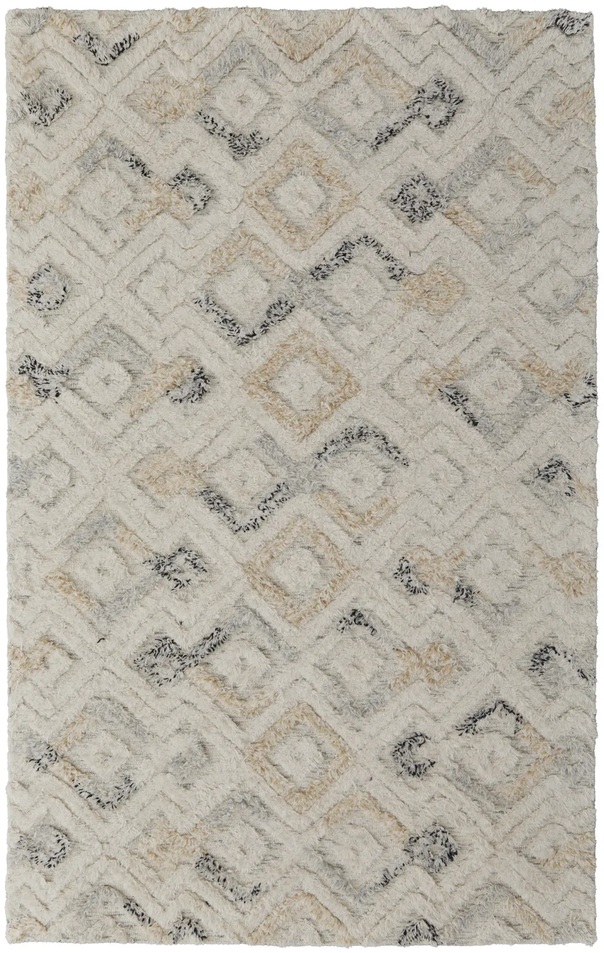 Anica 8004F Ivory/Gray/Black 2' x 3' Rug