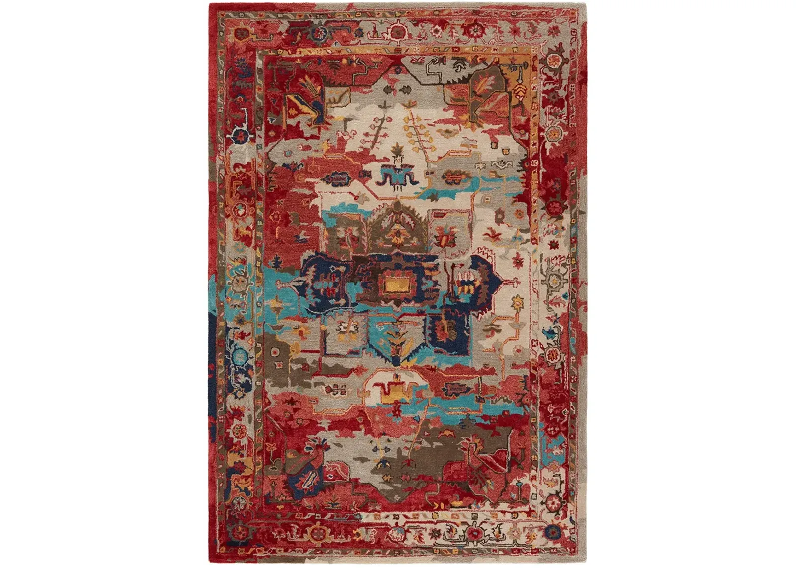 Citrine Lilith Red 5' x 8' Rug