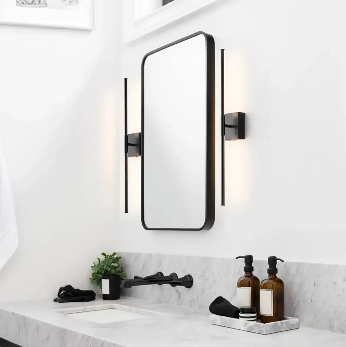 Makena Dimmable Integrated LED Metal Wall Sconce