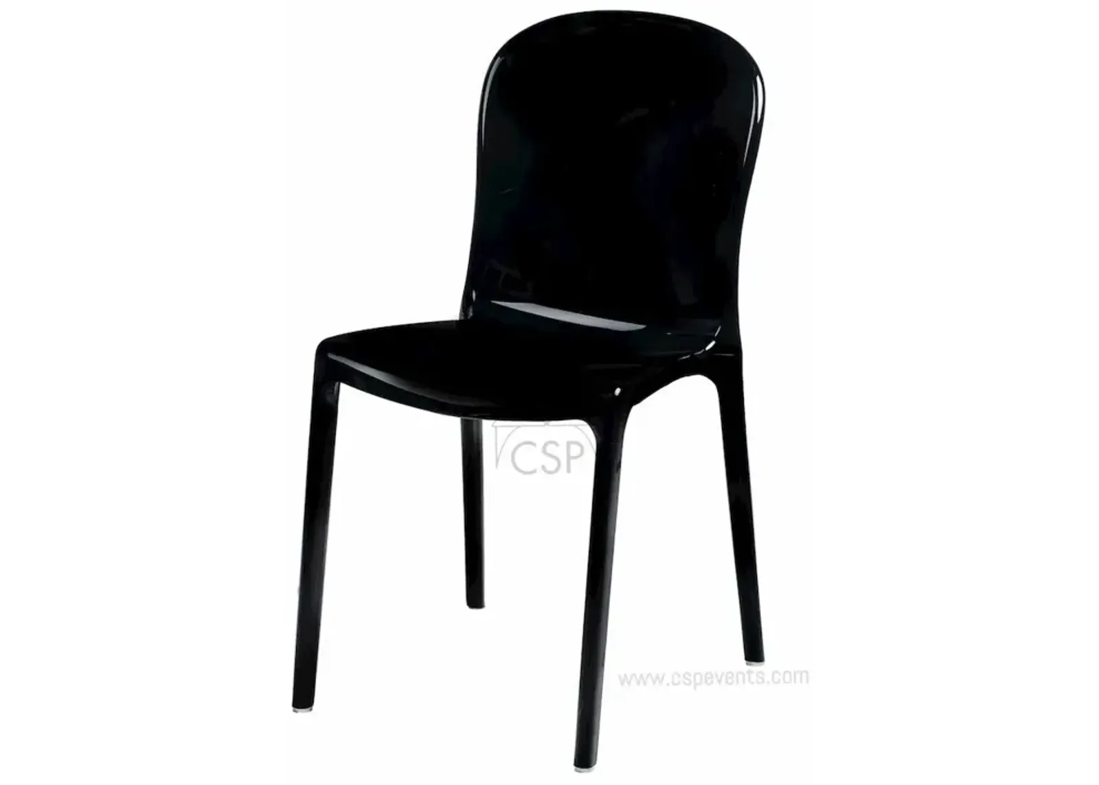 Commerical Seating Products RPC BK Black Genoa Chairs