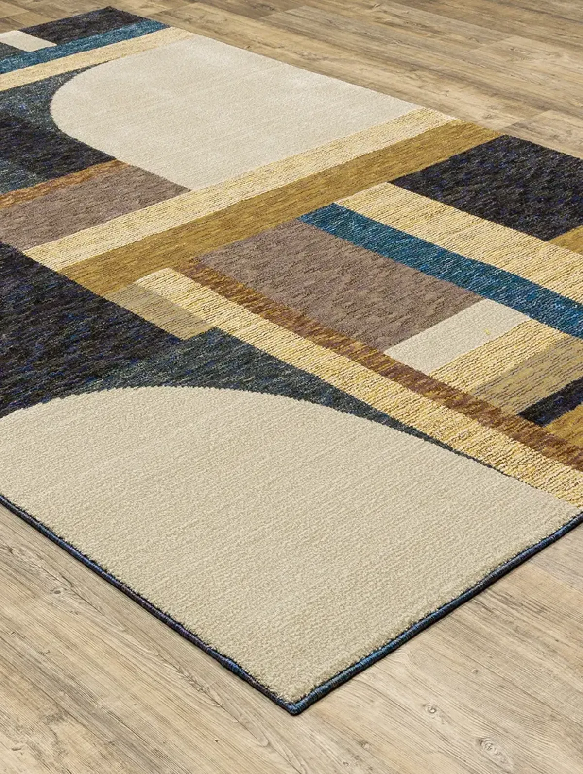 Strada 8'6" x 11'7" Gold Rug