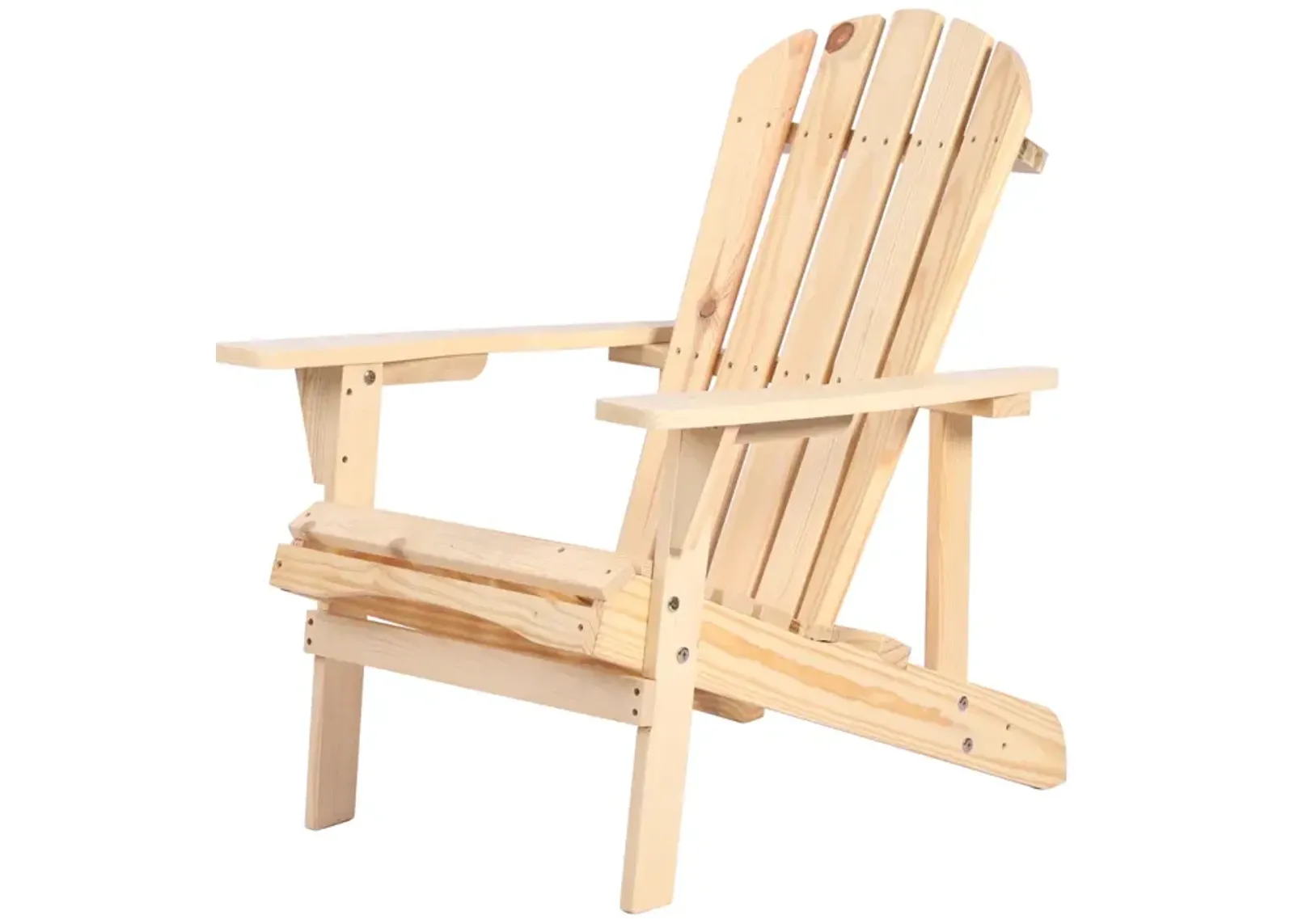 Adirondack Chair Solid Wood Outdoor Patio Furniture For Backyard, Garden, Lawn, Porch