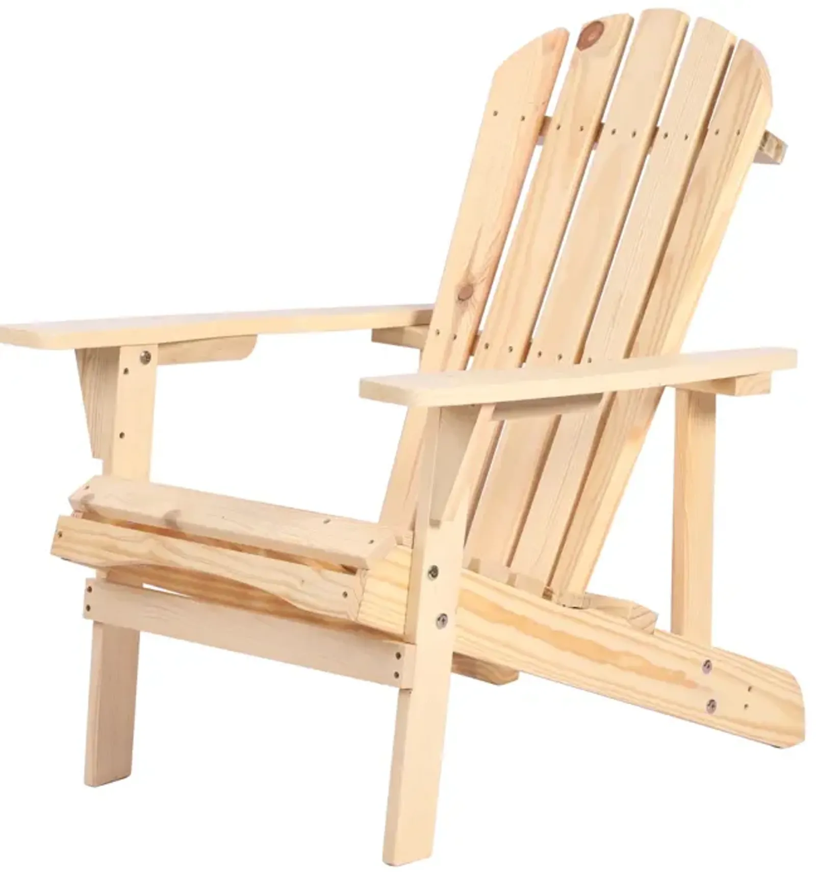 Adirondack Chair Solid Wood Outdoor Patio Furniture For Backyard, Garden, Lawn, Porch