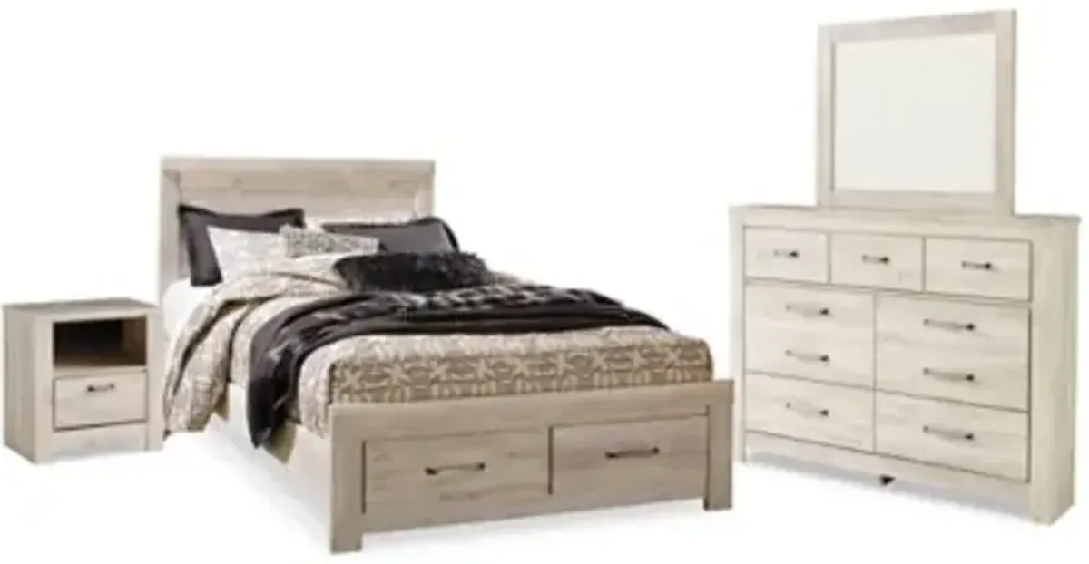 Bellaby Queen Panel Storage Bed Set