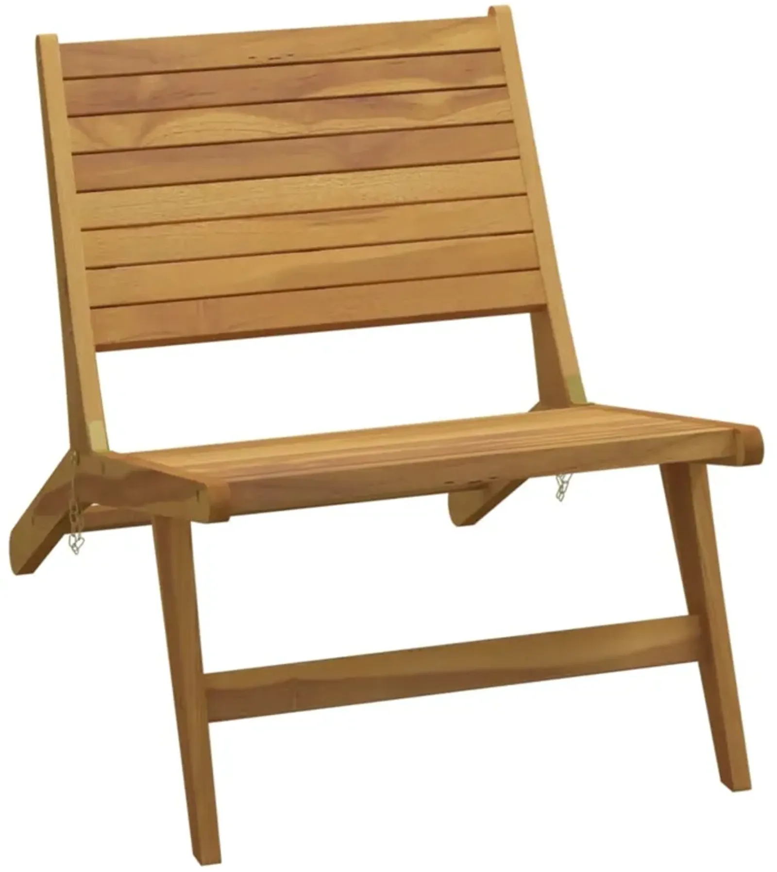 vidaXL Patio Chair Solid Wood Teak