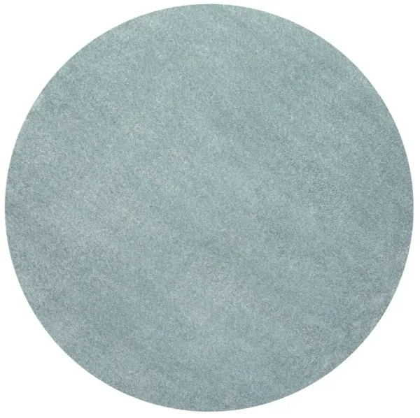 Haze Solid Low Pile Round Area Rug