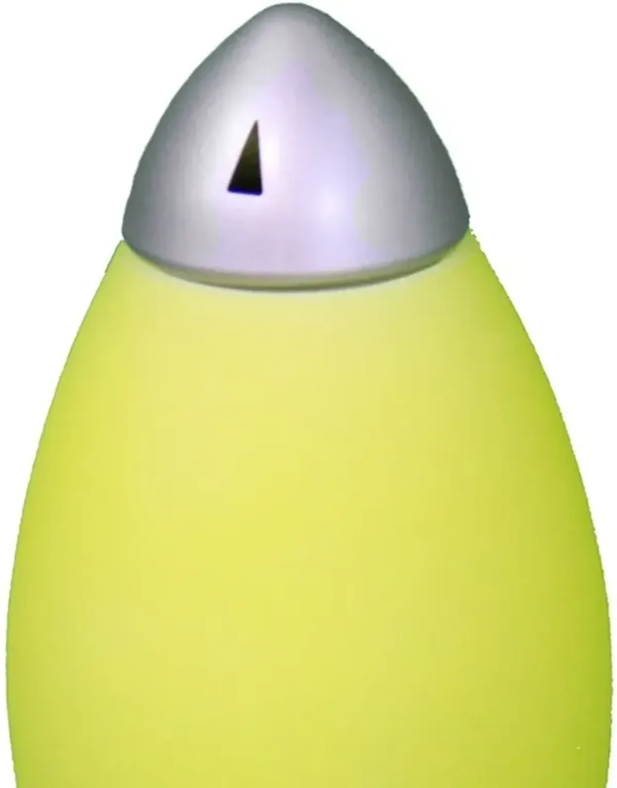 Hivvago 11" Yello Acrylic Bedside Table Lamp With Yellow Shade