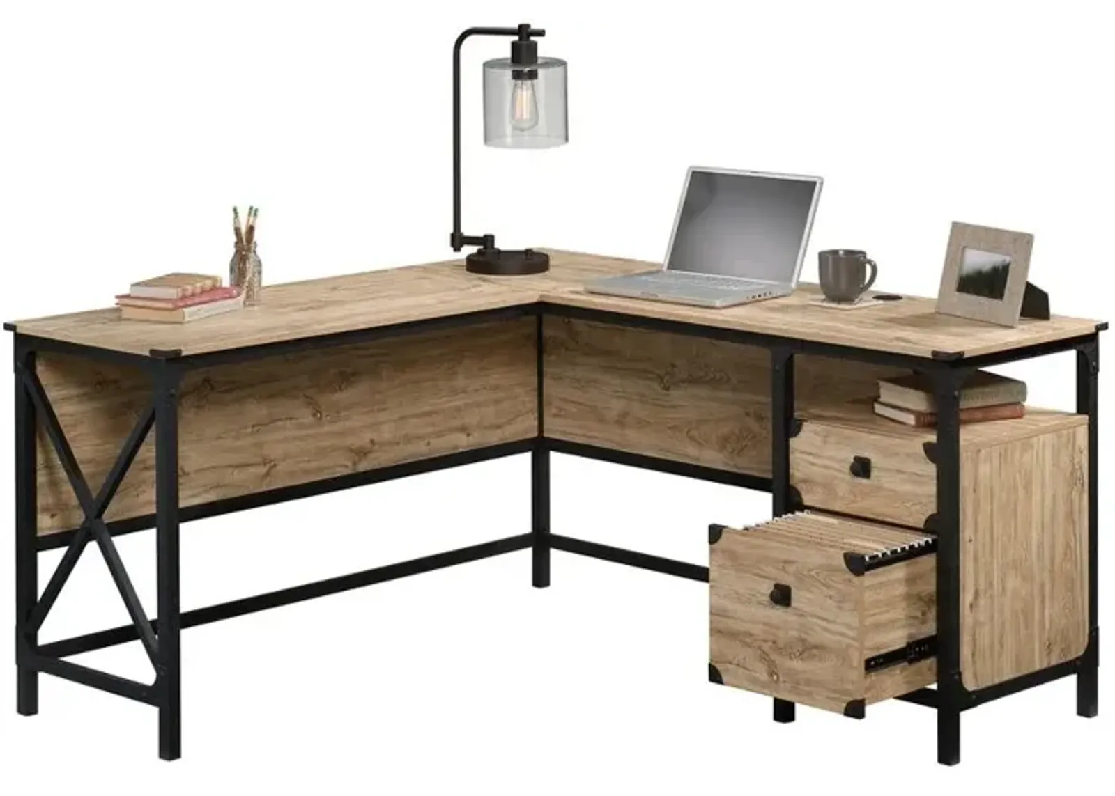 Sauder Steel River L-Desk