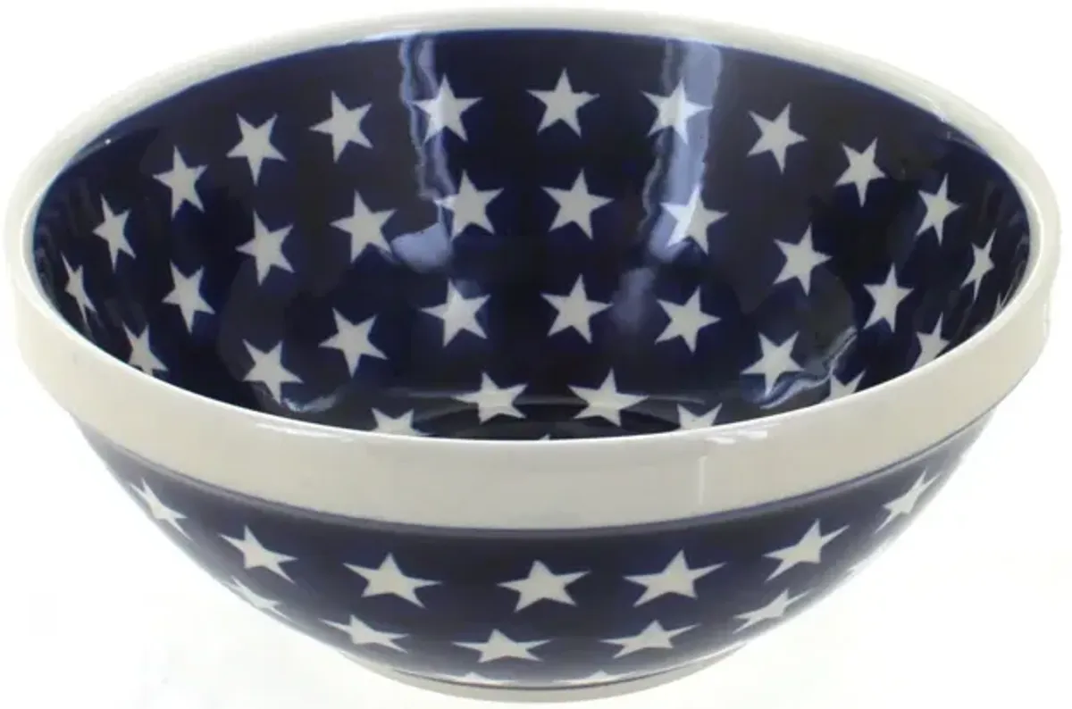 Blue Rose Polish Pottery Zara Small Serving Bowl