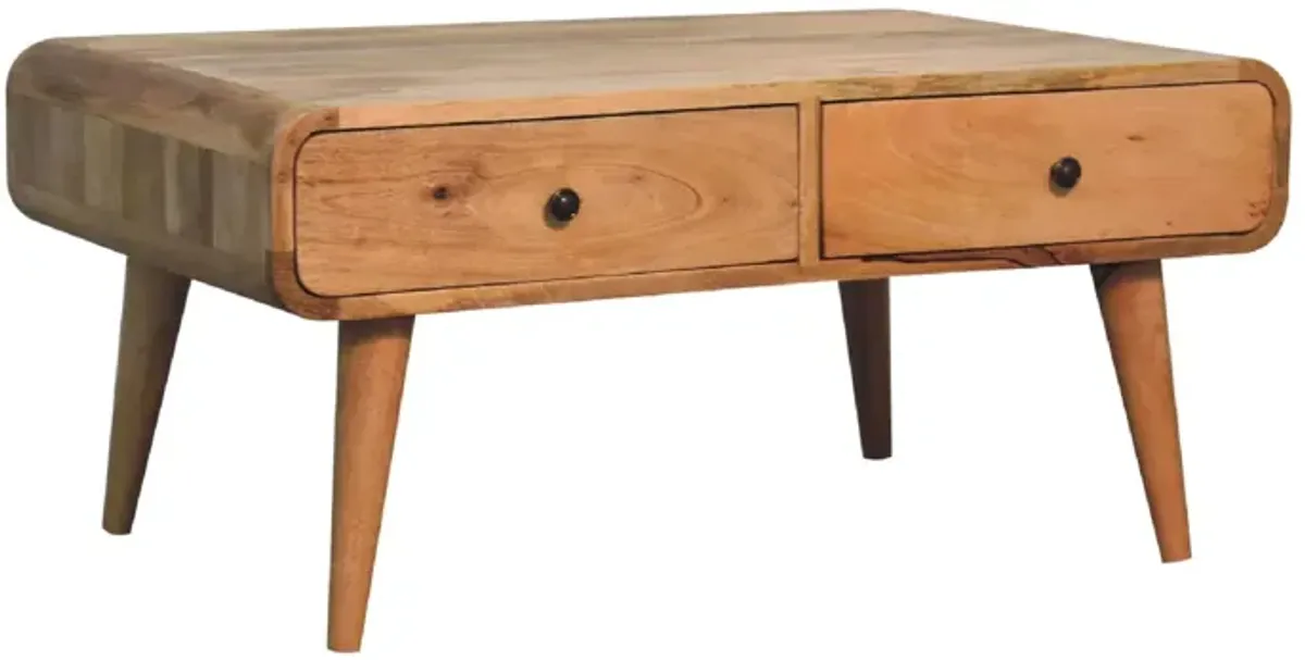 Sonata  Solid Wood 4 Drawer Coffee Table