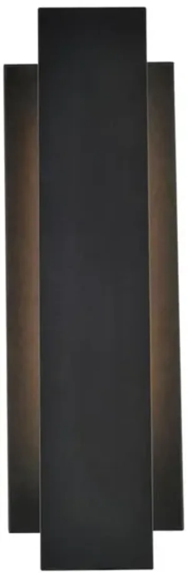 Living District Raine Integrated LED wall sconce in black