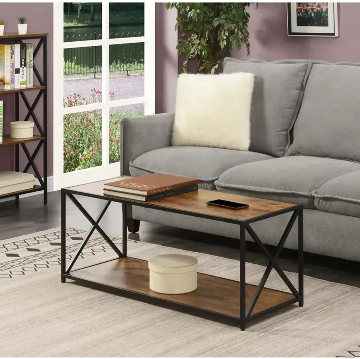 Convience Concept, Inc. Tucson Coffee Table with Shelf