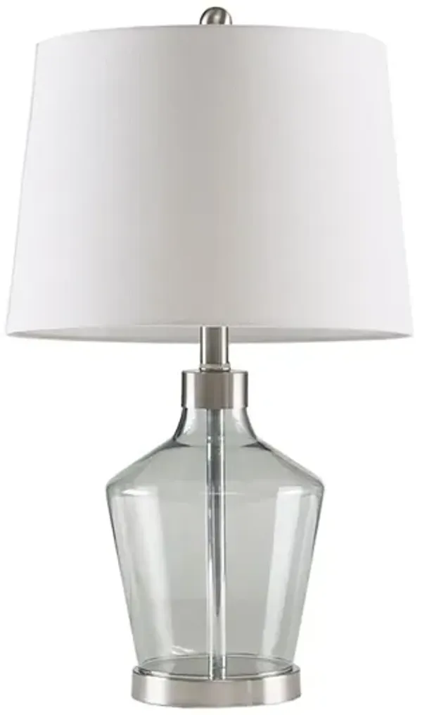 Gracie Mills Ron Set of 2 Angular Glass Table Lamps