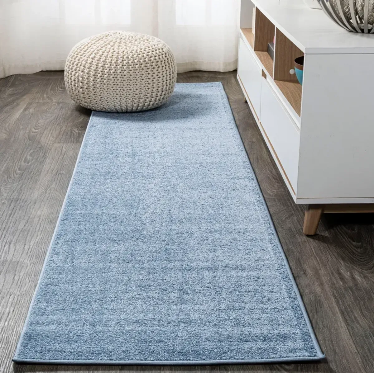 Haze Solid Low-Pile Area Rug