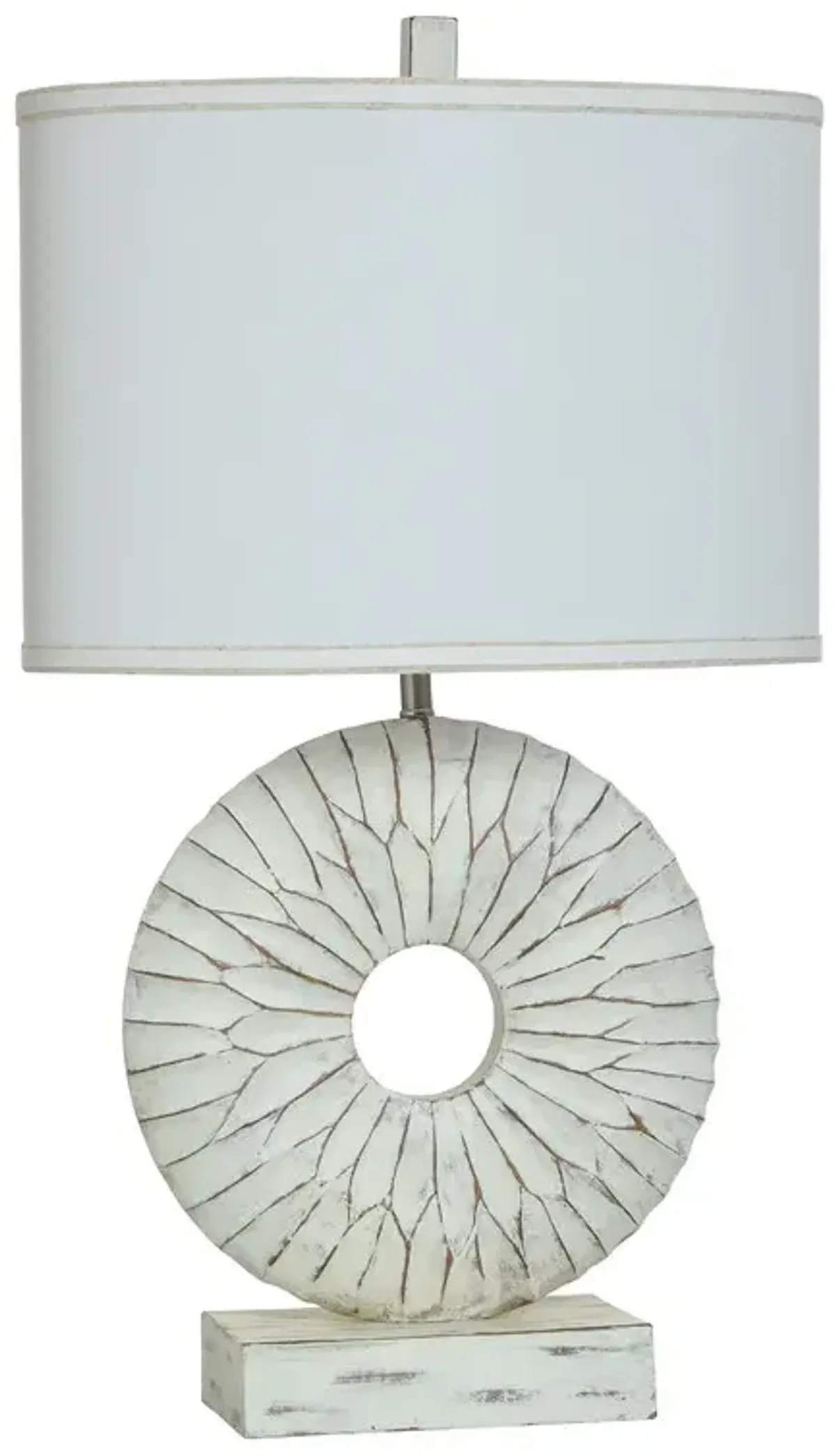 Lira Driftwood White Lamp