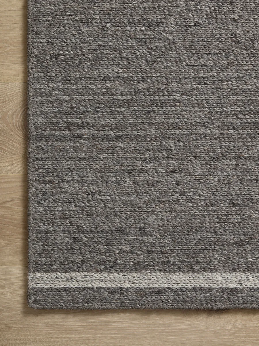 Ashby ASH02 Granite/Silver 5' x 7'6" Rug