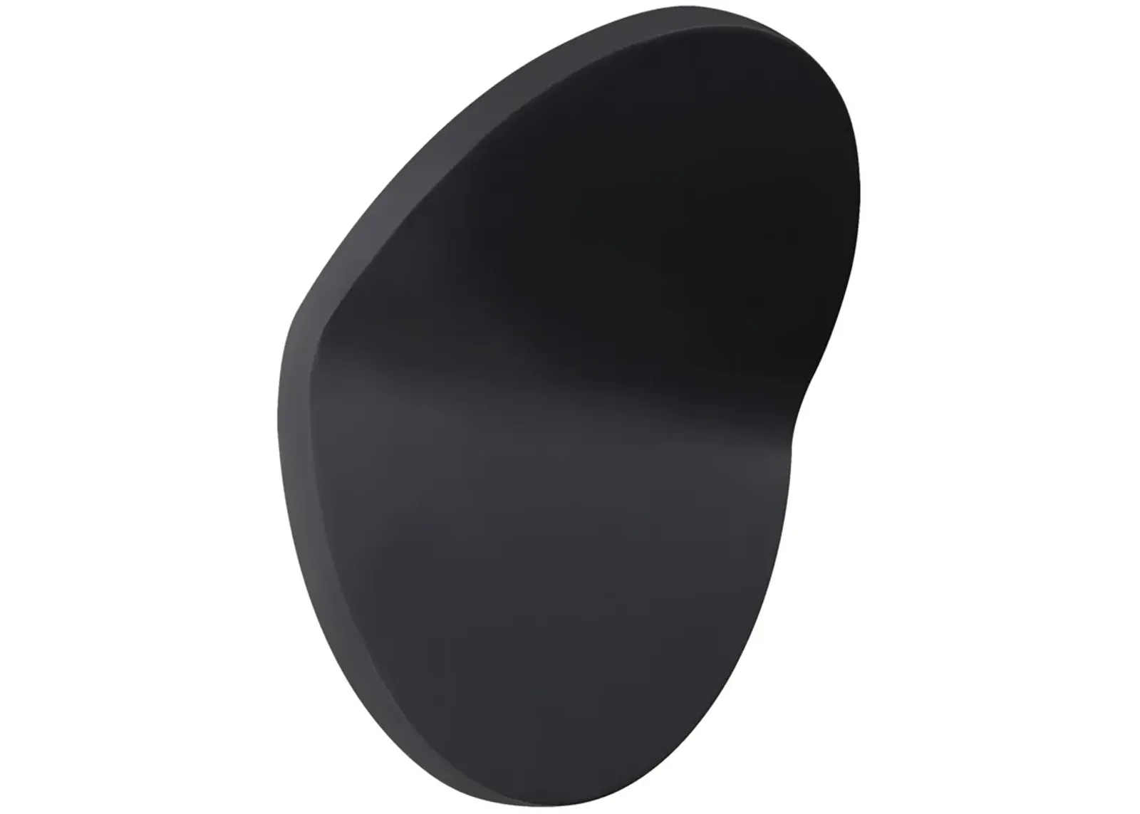 Bend Large Round Light in Matte Black