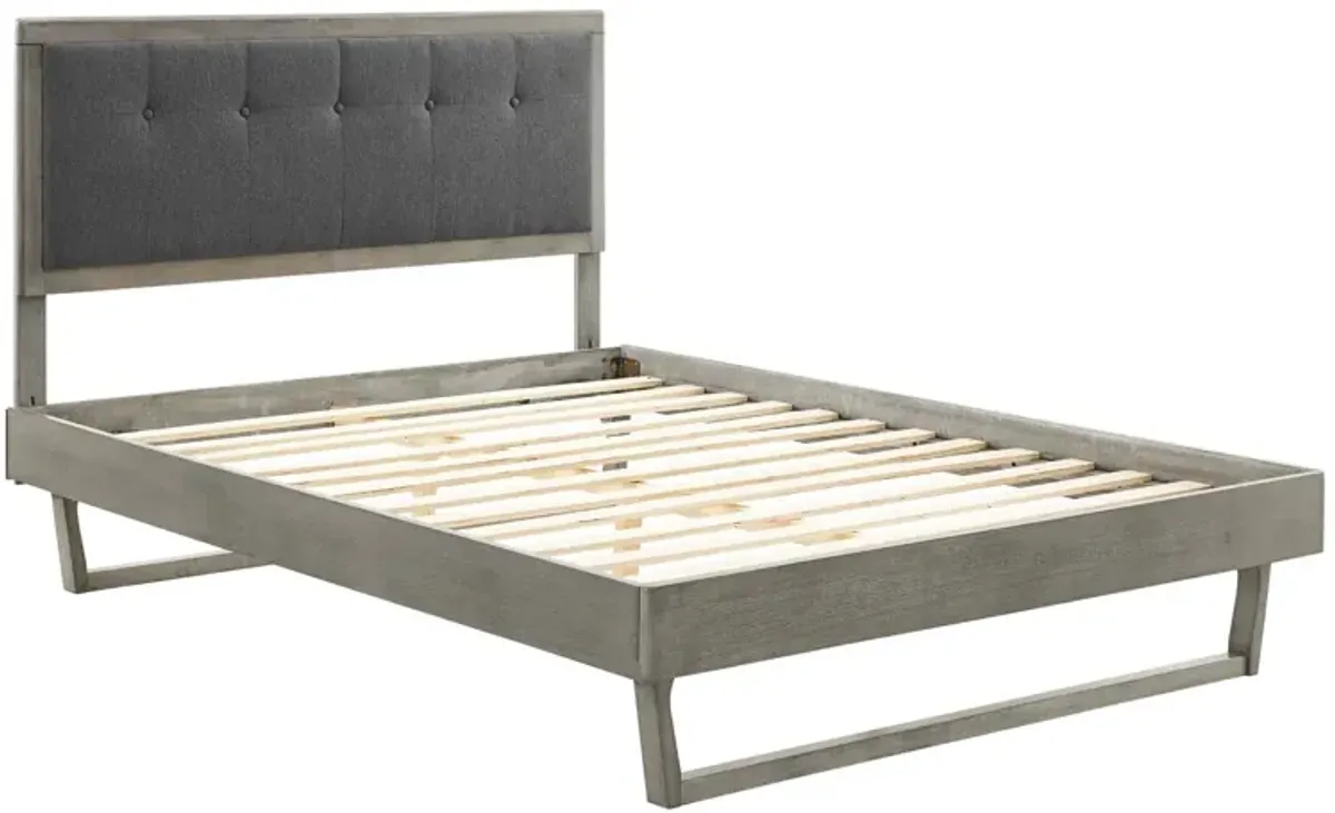 Modway - Willow Queen Wood Platform Bed with Angular Frame