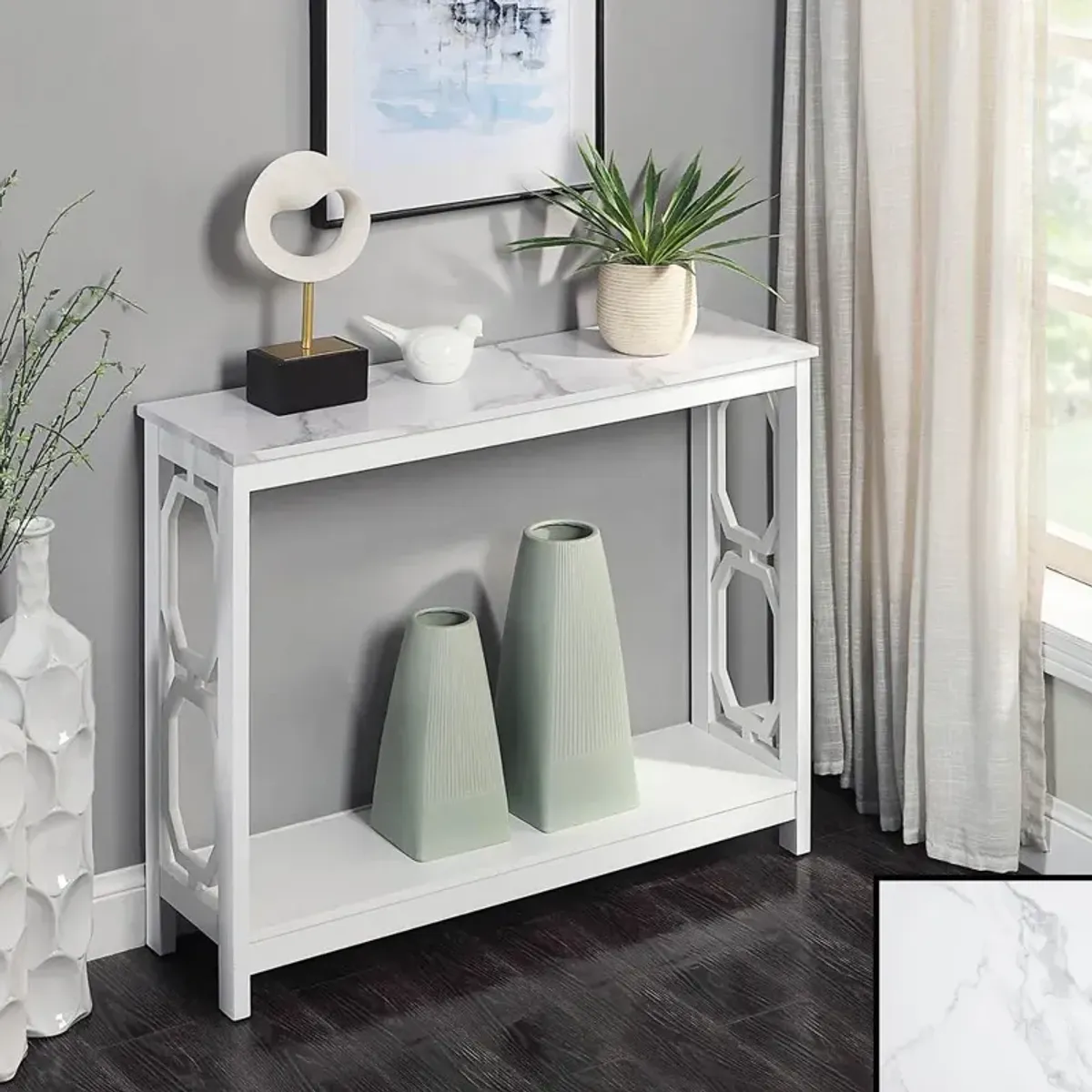 Convience Concept, Inc. Omega Console Table with Shelf