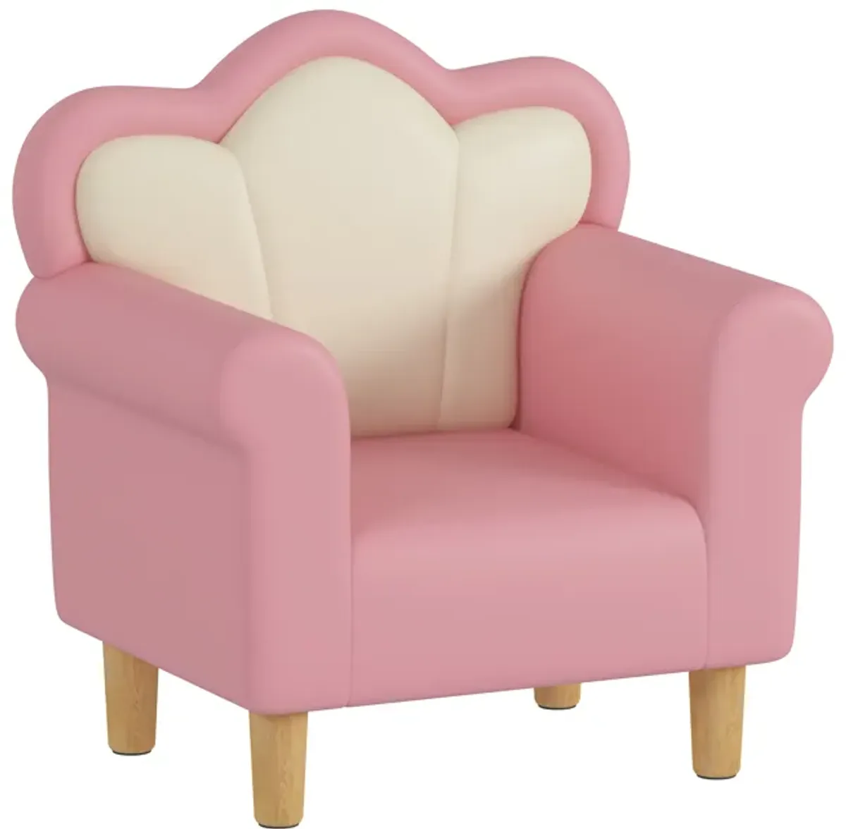 Merax PU Upholstered Princess Armchair Sofa