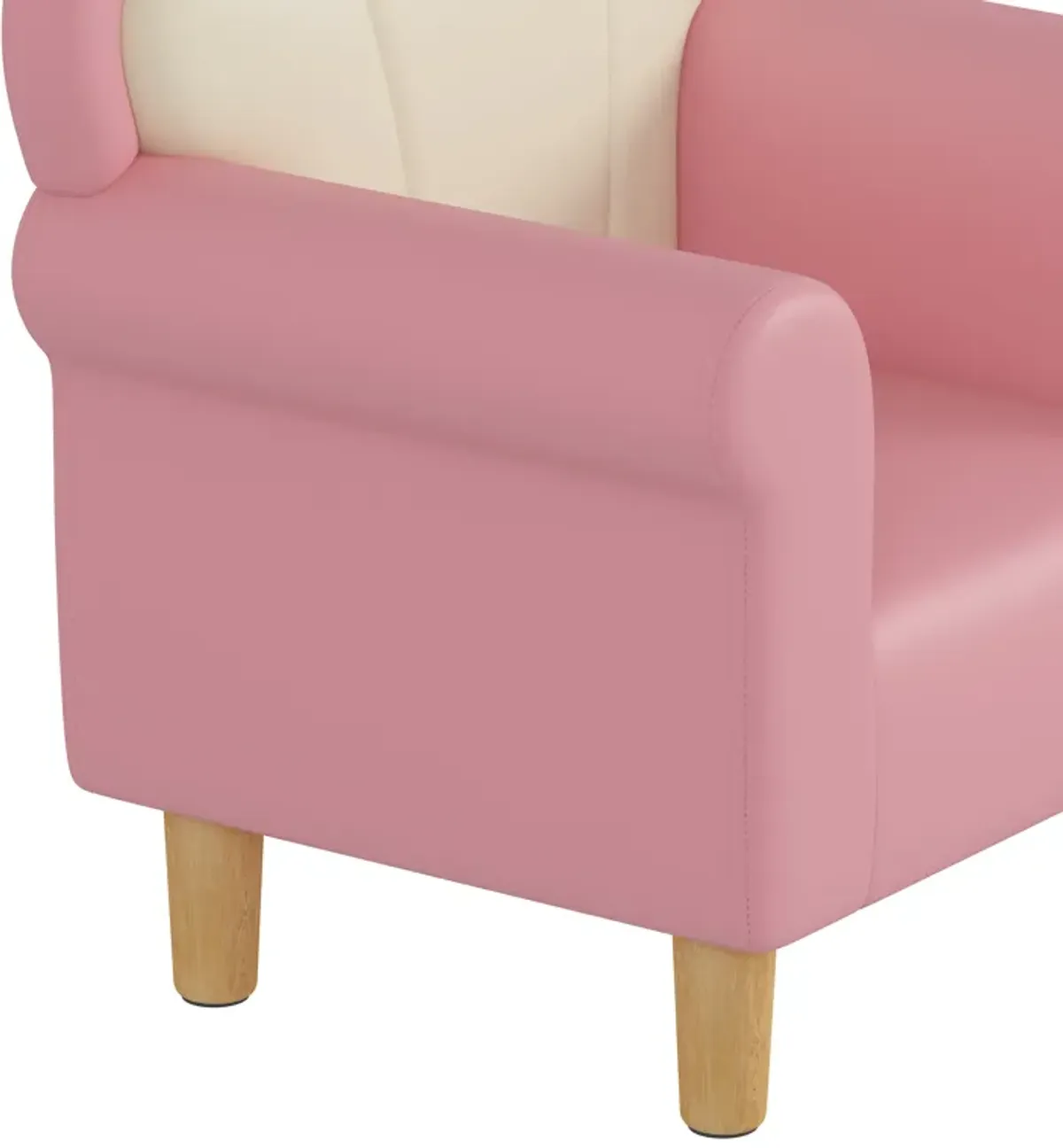 Merax PU Upholstered Princess Armchair Sofa