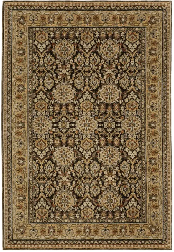Andorra 1'10" x 3'2" Brown Rug