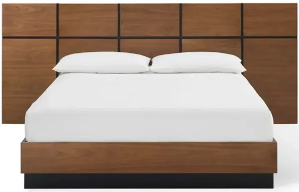 Modway - Caima Queen Platform Bed Walnut