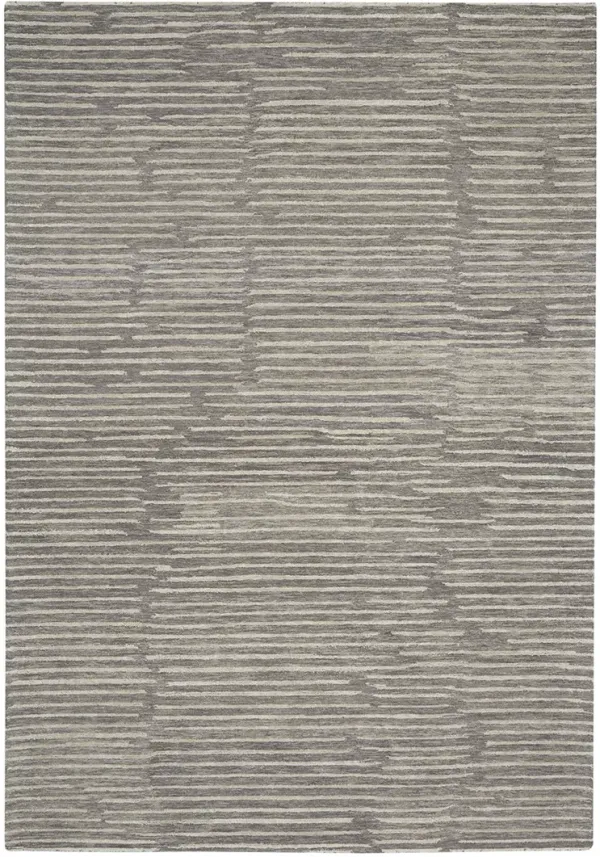 CK010 Linear LNR01 Gray 8'6" x 11'6" Rug