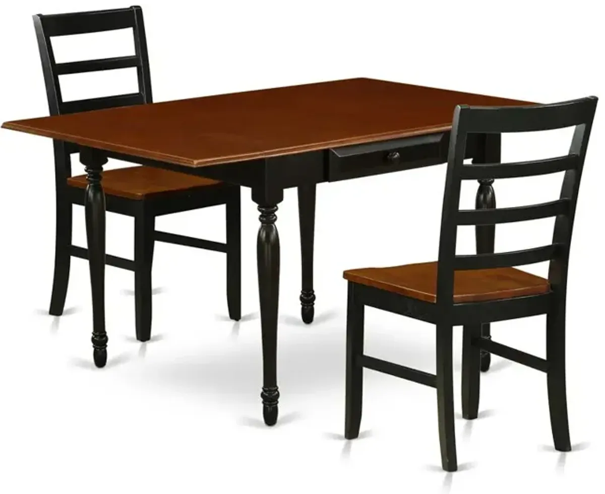 Dining Room Set Black & Cherry