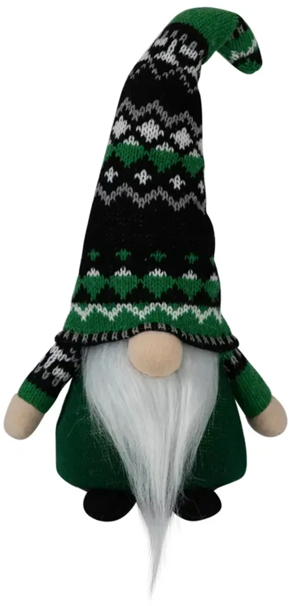 LED Lighted St. Patrick's Day Gnome - 11.5" - Green