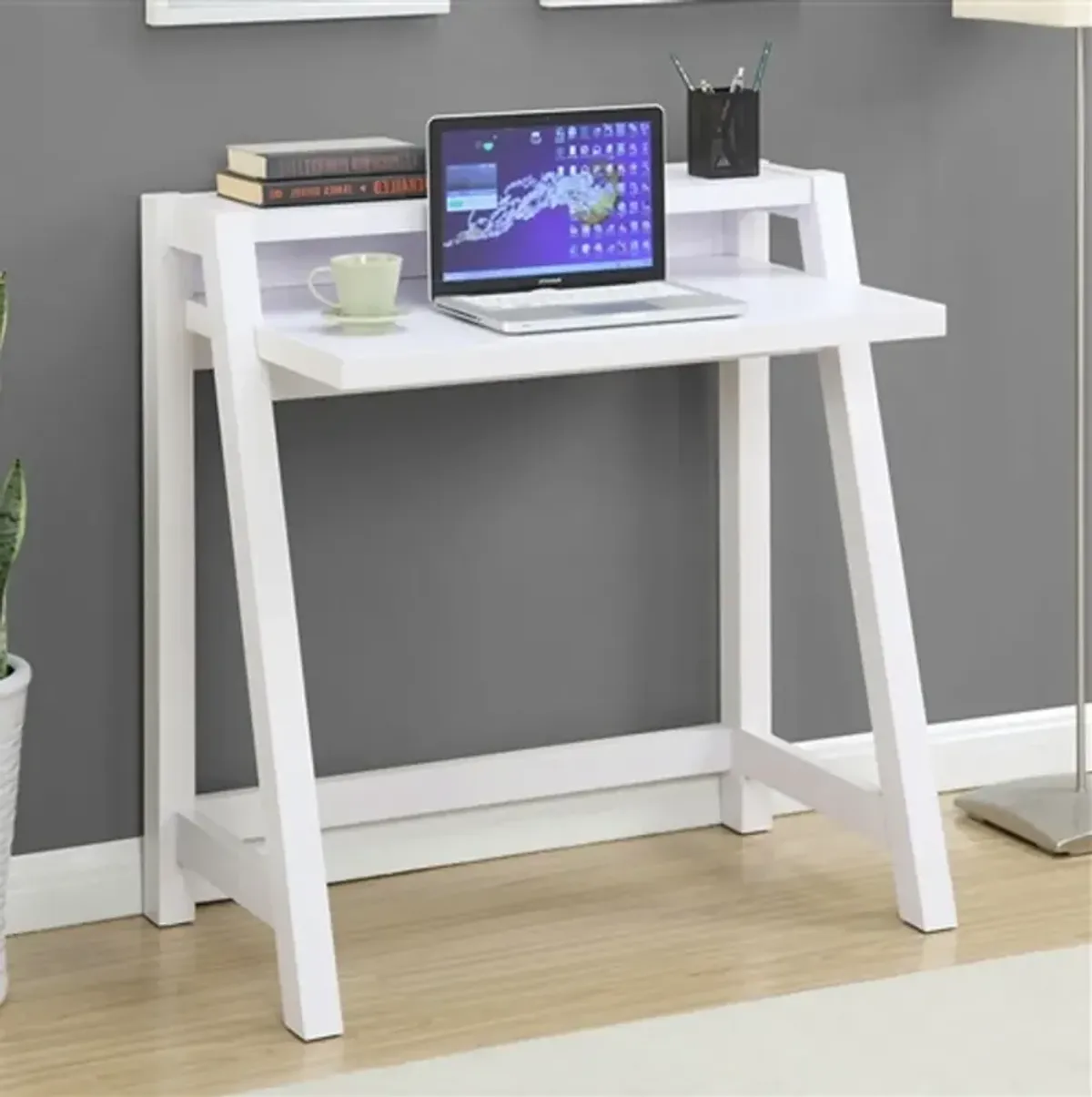 Modern Minimalist Compact Desk for Laptop & Computer