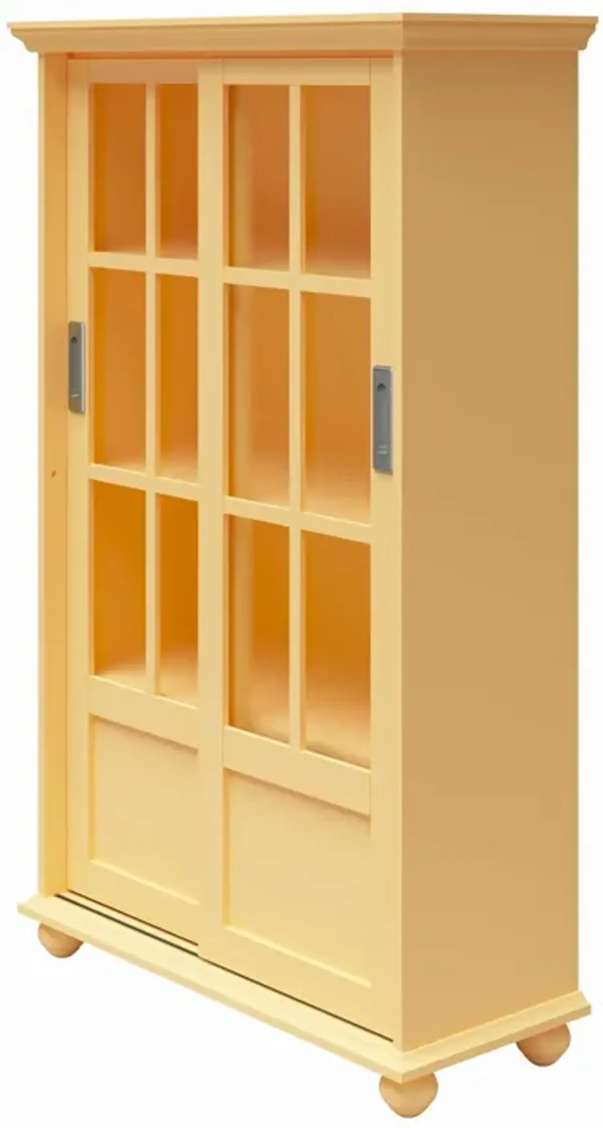 Aaron Lane Bookcase with Sliding Glass Doors