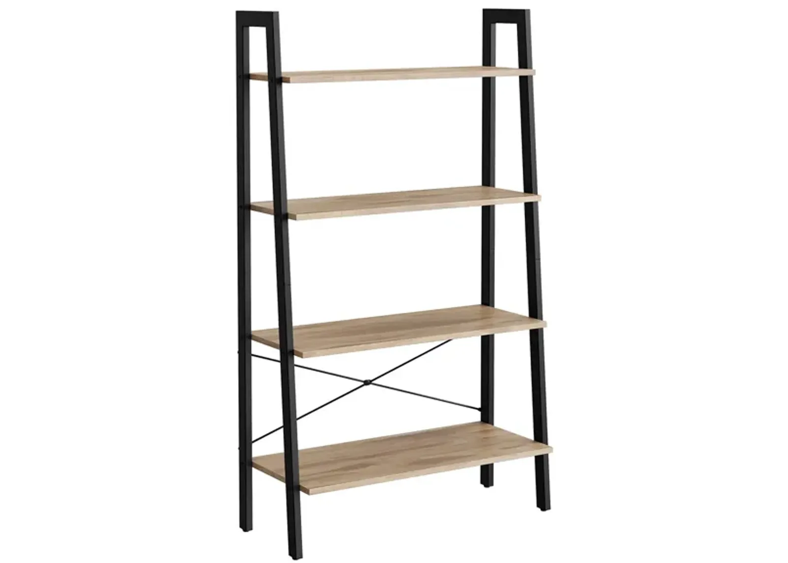 4-Tier Bookshelf: Sleek and Space-Saving Storage for Books and Decor