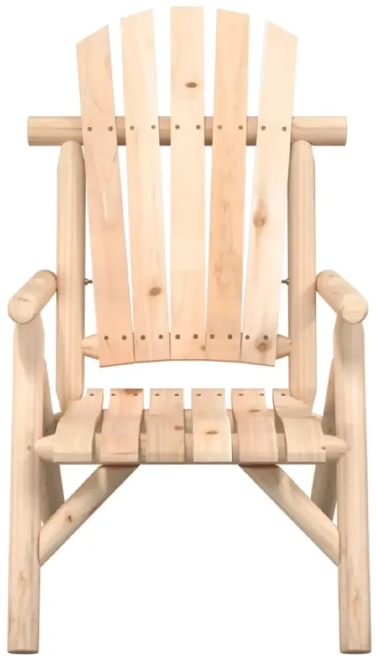 vidaXL Patio Chair 26.8"x33.9"x40.6" Solid Wood Spruce