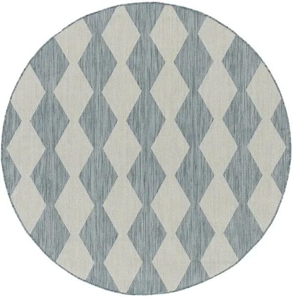 Positano POS04 Aqua 8' x Round Rug