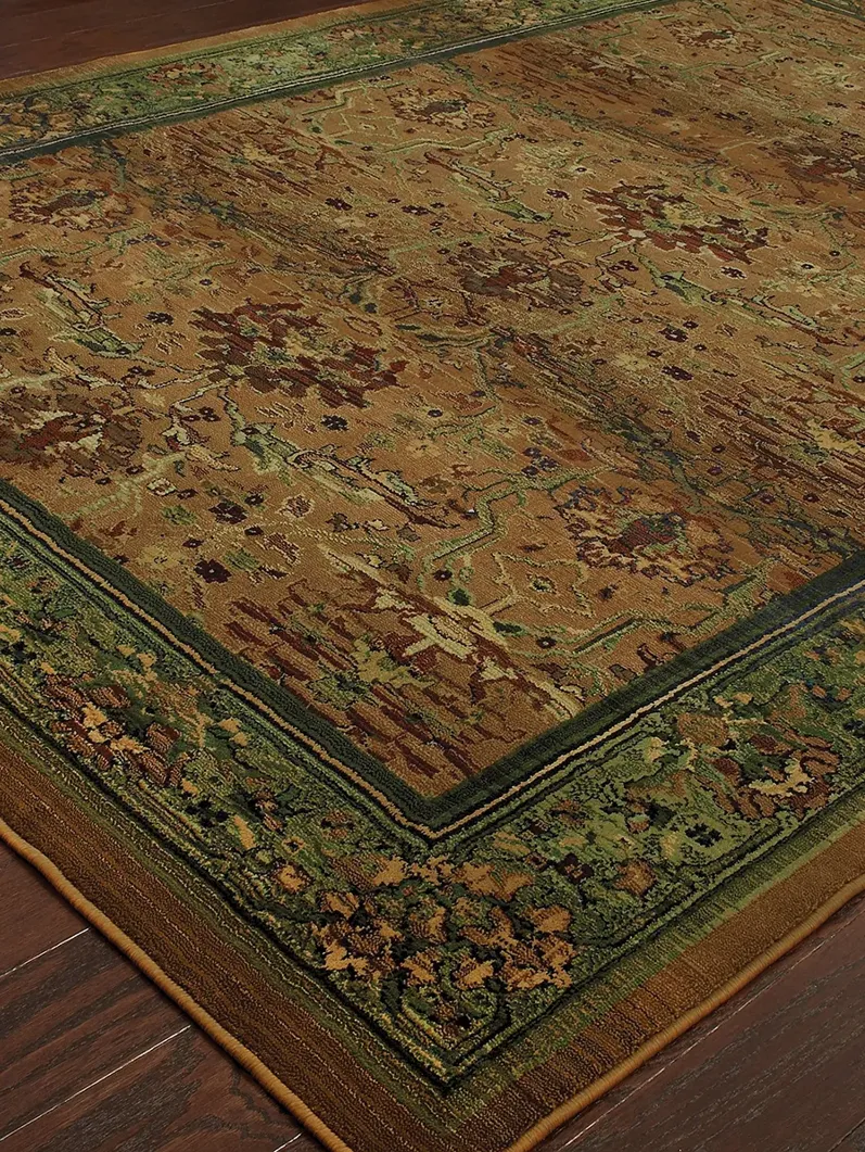 Kharma 2'6" x 9'1" Green Rug