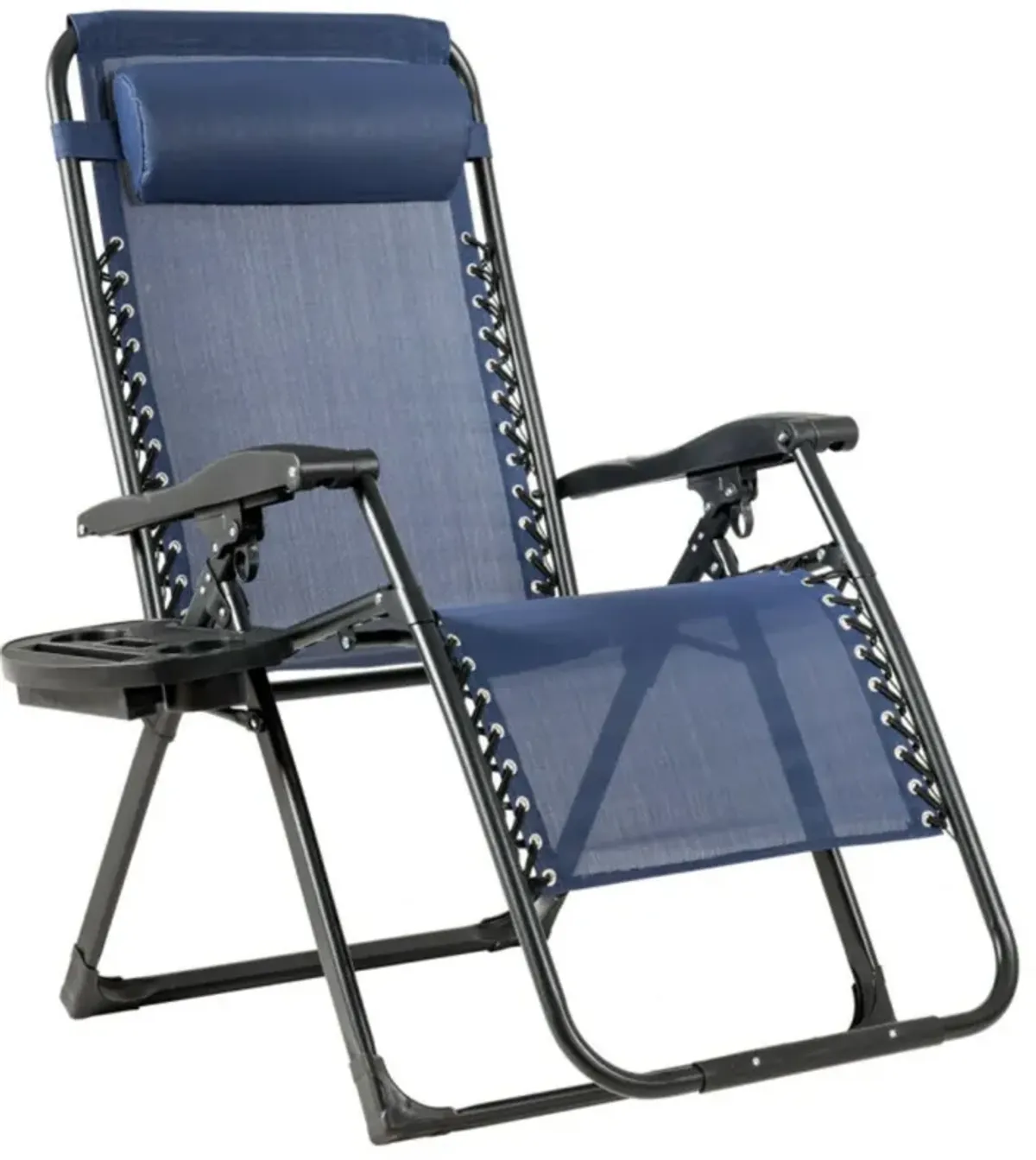 Hivvago Oversize Lounge Chair Patio Heavy Duty Folding Recliner