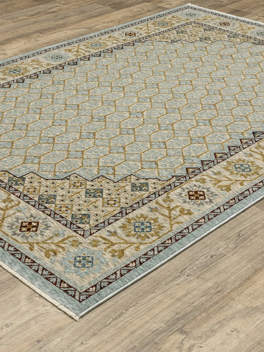 Capella 2'3" x 7'6" Blue Rug