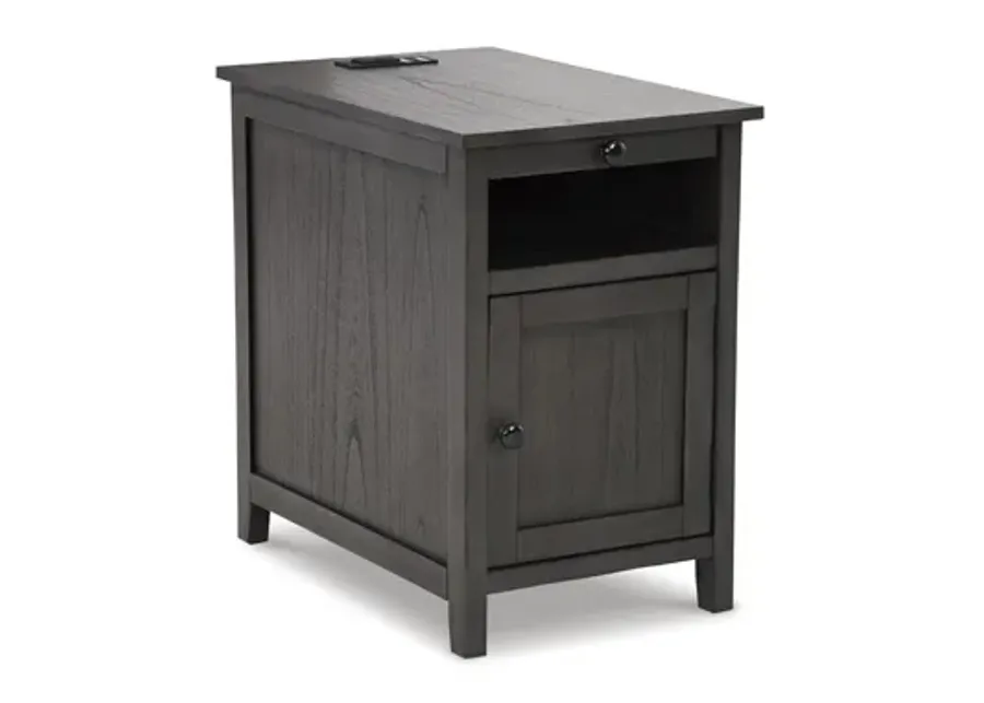 Treytown Dark Grey End Table