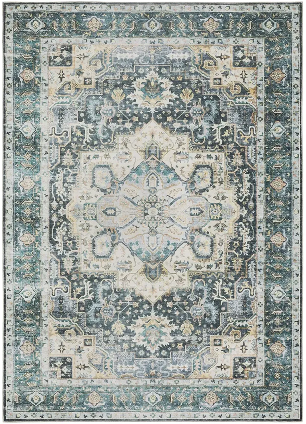 Charleston 3'6" x 5'6" Blue Rug