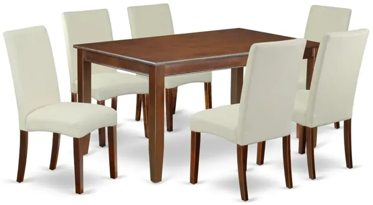 Dining Room Set Mahogany, DUDR7-MAH-01