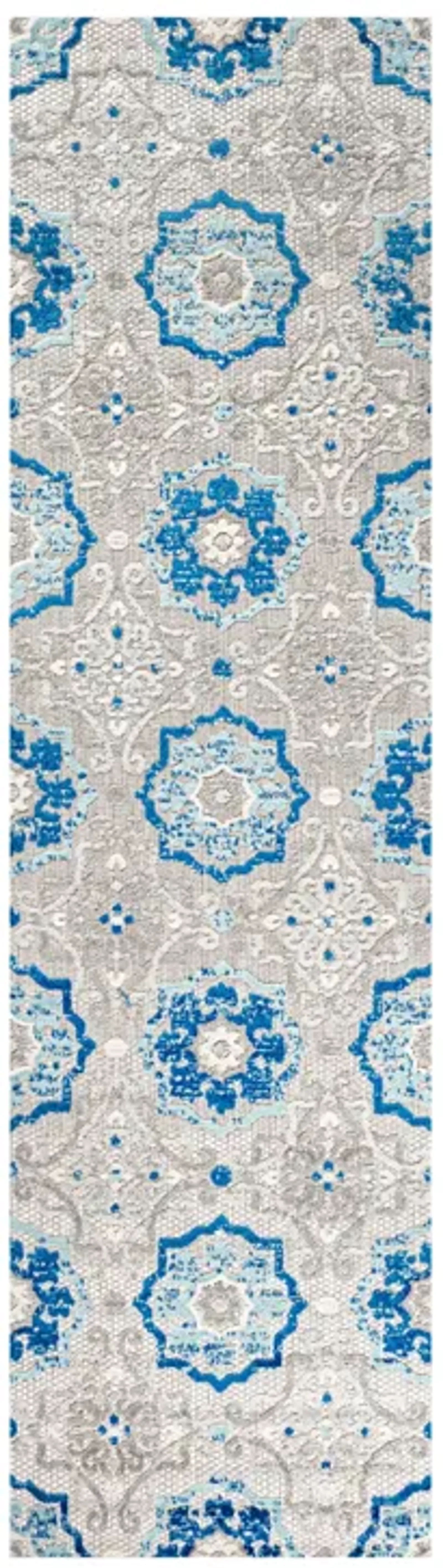 Mediterranean Medallion Indoor/Outdoor Area Rug