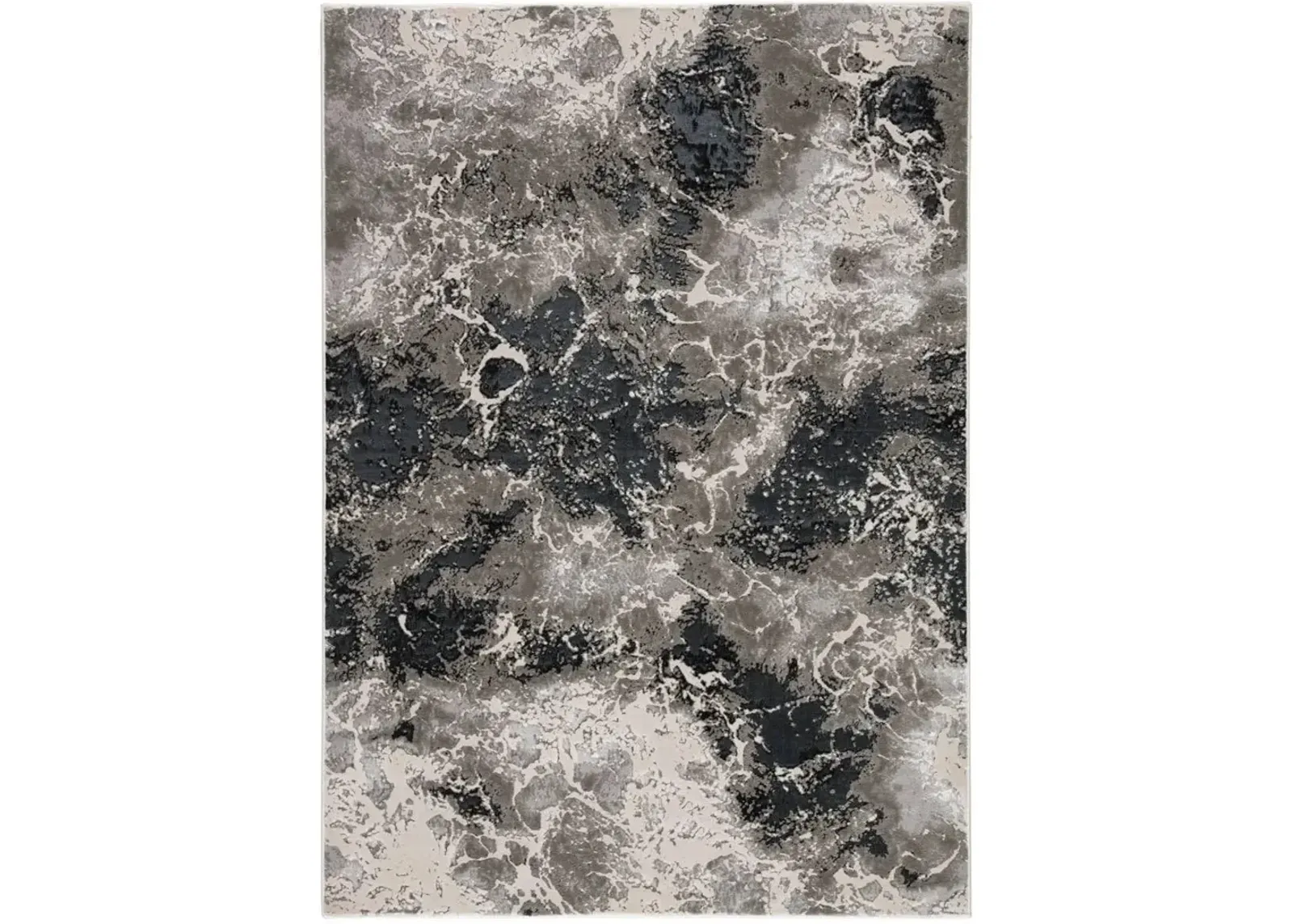 Catalyst Fen Black 2'2" x 8' Runner Rug