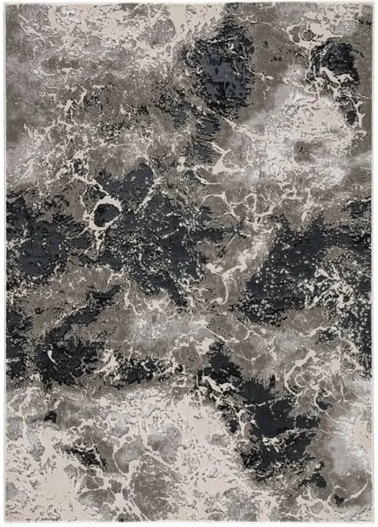 Catalyst Fen Black 2'2" x 8' Runner Rug