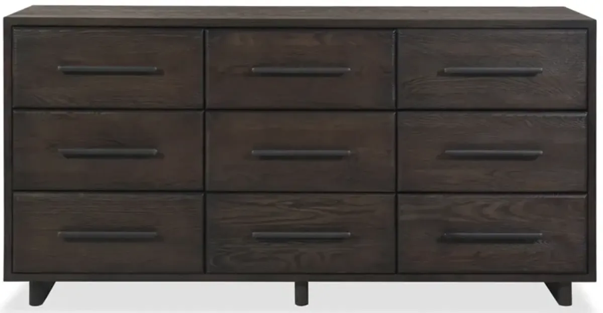 Sable Nine Drawer Dresser