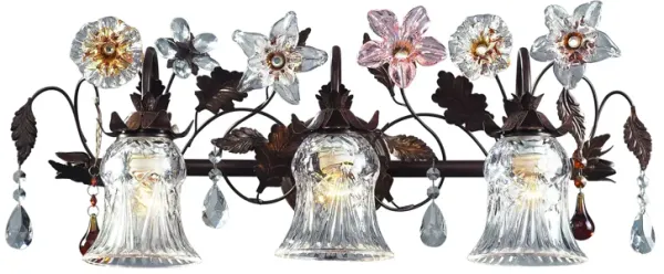 Cristallo Fiore 26'' Wide 3-Light Vanity Light