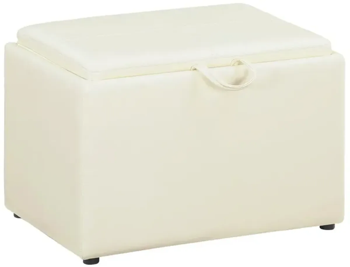 Convience Concept, Inc. Accent Storage Ottoman with Reversible Tray