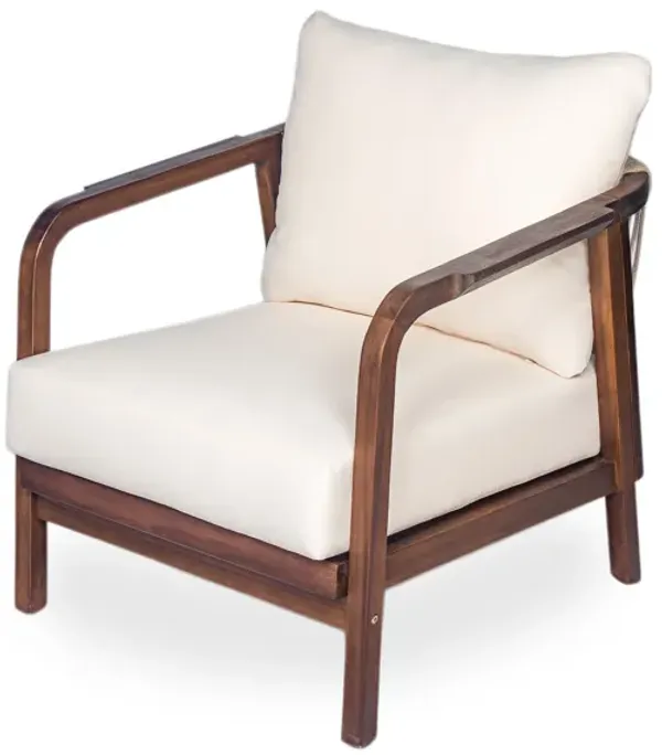 Merax Outdoor Lounge Chair with Cushions for Patio or Garden