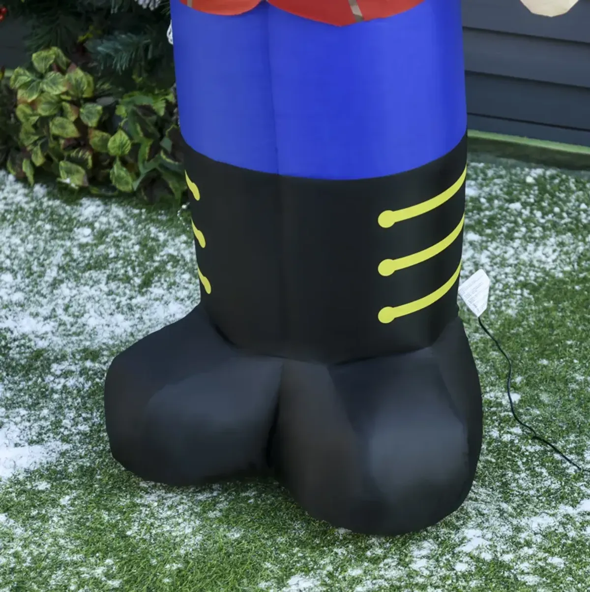 6' Toy Soldier Nutcracker Christmas Lawn Inflatable Outdoor Decoration